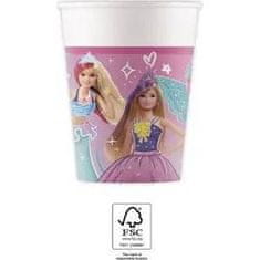 Amscan Papierové kelímky barbie 200ml, 8ks - Procos