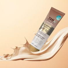 Tónovaný opaľovací krém na tvár SPF 50 Daily Defence (Tinted Facial Sunscreen) 50 ml