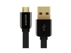 Avacom MIC-120K kábel USB - Micro USB, 120cm, čierna