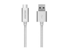 Avacom TPC-100S kábel USB - USB Type-C, 100cm, strieborná