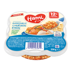 Hami zeleninový tanierik Ratatouille s morskou rybou 230g