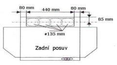 Exihand Odsávač pár CH 100 hnedý, 60cm, odťah zadné