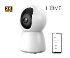 iGET HOME Camera CS4 White - bezdrôtová vnútorná 2K kamera, Auto tracking, LAN port, zvuk