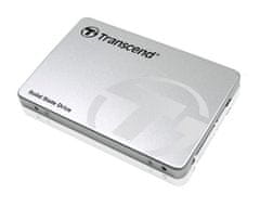 Transcend SSD220S 120GB SSD disk 2.5&#39;&#39; SATA III 6Gb/s, TLC, Aluminium casing, 500MB/s R, 300MB/s W, strieborný