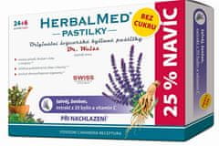 Simply you HerbalMed pastilky Dr. Weiss pri nachladnutí bez cukru 24 pastiliek + 6 pastiliek ZADARMO