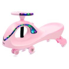 Gravitačné odrážadlo pre deti s LED Baby Mix G-Force baby pink