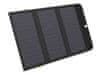 Solar Charger 21W 2xUSB+USB-C, solárna nabíjačka, čierna