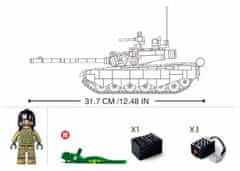 Sluban Power Bricks M38-B7071 R/C ZTZ-99AS Tank na diaľkové ovládanie