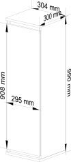 Akord Závesná skrinka Star 30 cm dub sonoma