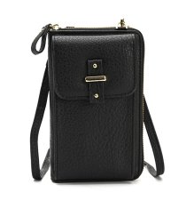 TopQ  Kabelka na mobil Crossbody s popruhom čierna