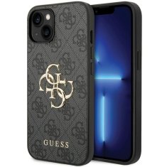 Guess Zadný kryt 4G Big Metal Logo GUHCP15S4GMGGR pre Iphone 15 Grey