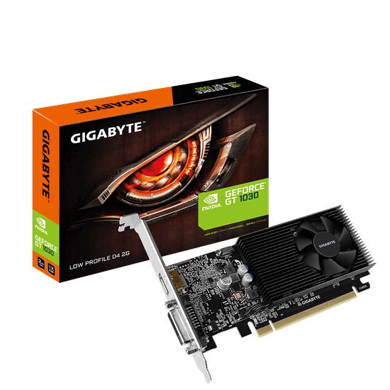 GIGABYTE GT 1030 Low Profile D4 2G