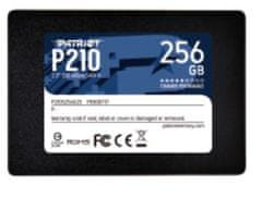 Patriot P210 256GB SSD 2,5&quot; Interný SATA 6GB/s 7mm