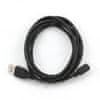 CABLEXPERT GEMBIRD Kábel USB A Male/Micro USB Male 2.0, 1m, Black High Quality