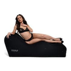 Easytoys Bedroom Fantasies The Lounger Inflatable Bench (black), nafukovacie lehátko s krúžkami na putá