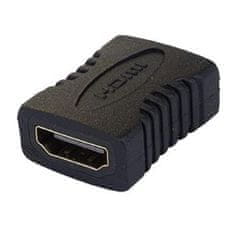 PremiumCord Adaptér HDMI A - HDMI A, Female/Female, pozlátená