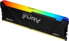 Kingston FURY Beast/DDR4/32GB/3200MHz/CL16/1x32GB/RGB/Black