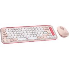 Logitech POP ICON COMBO key+mou Rose US