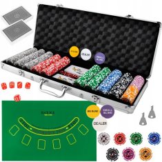 Malatec  23529 Poker set 500 žetónov HQ