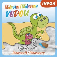 Maľovanie / Ma?ovanie vodou - Dinosaury / Dinosaury