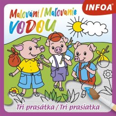 Maľovanie / Ma?ovanie vodou - Tri prasiatky