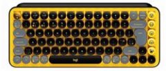 Logitech POP Keys Wireless Mechanical Keyboard With Emoji Keys - BLAST_YELLOW - US INT&#39;L - INTNL