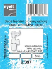 Tesnenie umýv.sifón BONOMINI sada 8díl. B/397