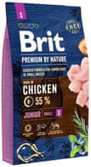 Brit Krmivo Premium by Nature Junior S 8kg