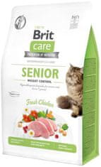 Brit Krmivo Care Cat Grain-Free Senior Weight Control 0,4kg