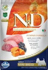 N&D Krmivo Adult Dog Mini Grain Free Pumpkin Lamb & Blueberry 7kg