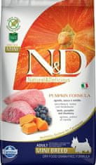 N&D Krmivo Adult Mini Grain Free Pumpkin Lamb & Blueberry 2,5kg