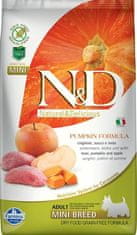 N&D Krmivo Adult Dog Mini Grain Pumpkin Wild Boar & Apple 2,5kg