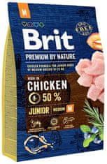 Brit Krmivo Premium by Nature Junior M 3kg