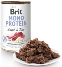 Brit Konzerva Mono Protein jahňa s ryžou 400g