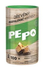 PE-PO podpaľovač drevený kocky - 100 ks