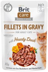 Brit Kapsička Care Cat kačica, filety v omáčke 85g