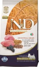 N&D Krmivo Dog Adult Mini Ancestral Grain Lamb, Spelt, Oats & Blueberry 0,8kg