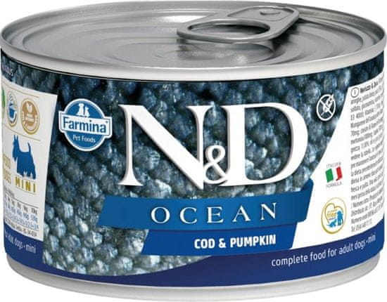 N&D Konzerva Dog Ocean Cod & Pumpkin 140g