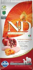 N&D Krmivo Adult Medium & Maxi Grain Pumpkin Chicken & Pomegranate 12kg