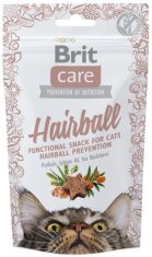 Brit Pochúťka Care Cat Snack Hairball 50g