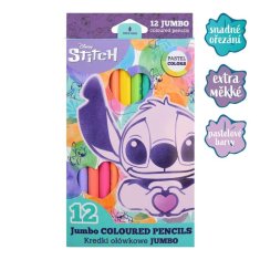 Colorino pastelky trojhranné JUMBO Stitch Pastel