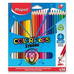 Maped - Bezdrevé pastelky Color&#39;Peps Strong 24 ks