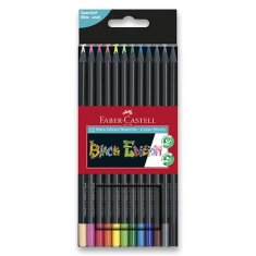 Faber-Castell Faber - Castell Pastelky trojhranné Black Edition 12 ks