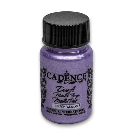 Cadence Akrylové farby Dora Metallic 50 ml, levanduľová