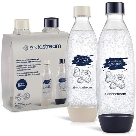 Sodastream Fľaša FUSE 2x1l Ginger Ale do umývačky