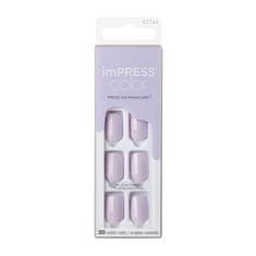 Samolepiace nechty imPRESS Color Picture Purplect 30 ks