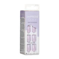 Samolepiace nechty imPRESS Color Picture Purplect 30 ks