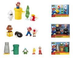 Nintendo Super Mario figúrok dioráma 6 cm