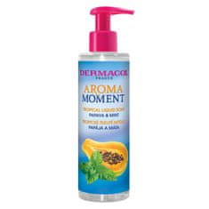 Tekuté mydlo na ruky Papája a mäta Aróma Moment (Tropical Liquid Soap) 250 ml