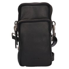 Dámska kožená crossbody kabelka